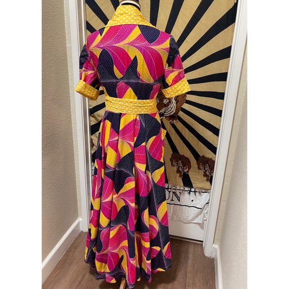🌈 Gorgeous Vintage Art maxi dress - Picture 5 of 6